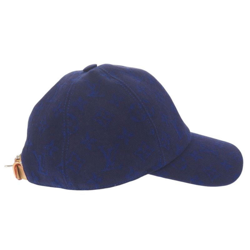 Louis Vuitton Cap Monogram Essential Size L M77590 Cotton Blue - Hat Cap LV
