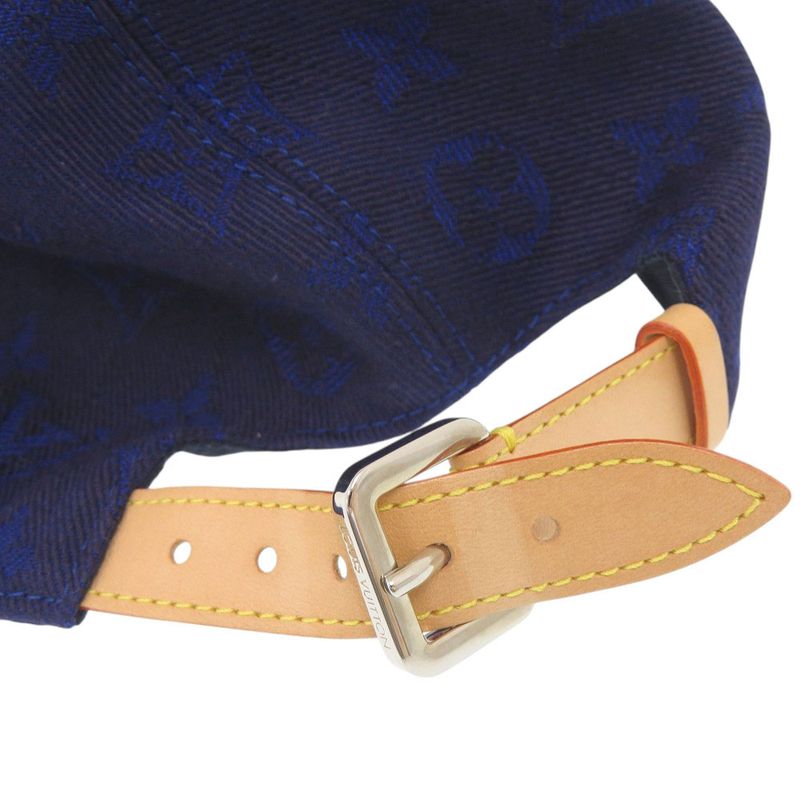 Louis Vuitton Cap Monogram Essential Size L M77590 Cotton Blue - Hat Cap LV
