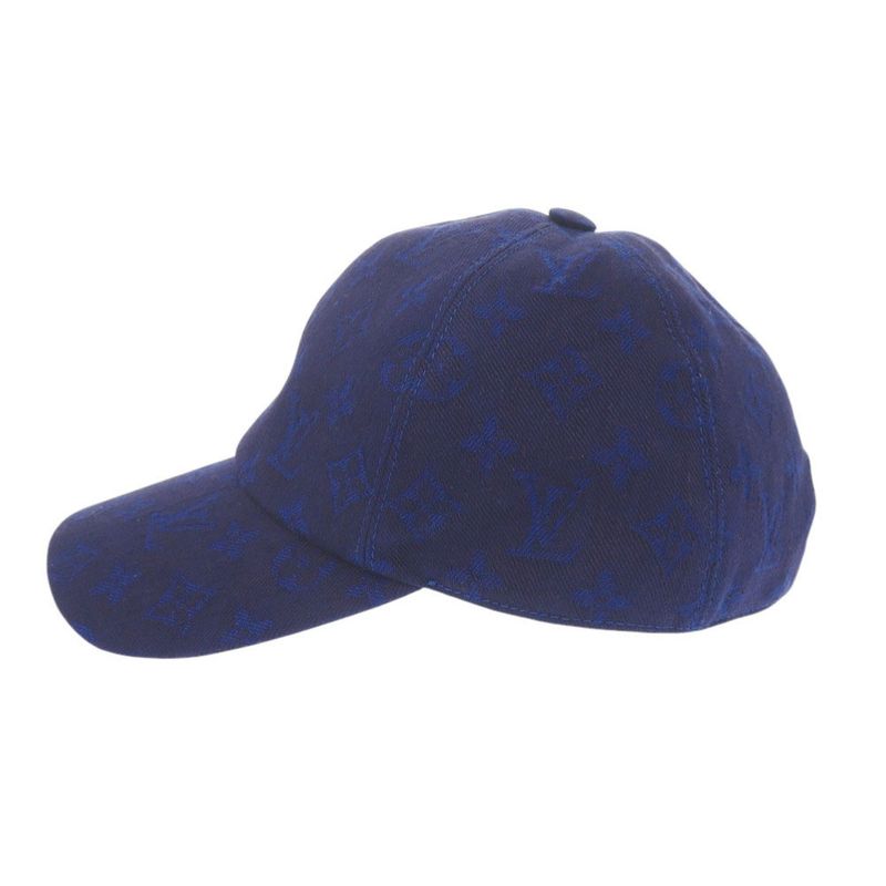 Louis Vuitton Cap Monogram Essential Size L M77590 Cotton Blue - Hat Cap LV