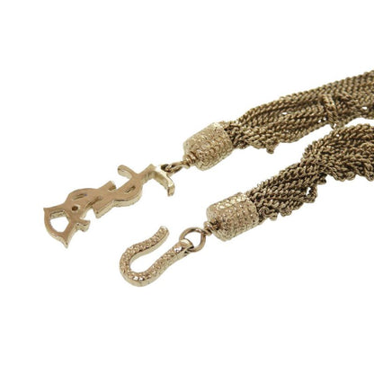 Yves Saint Laurent Logo Chain Bracelet Gold 1344