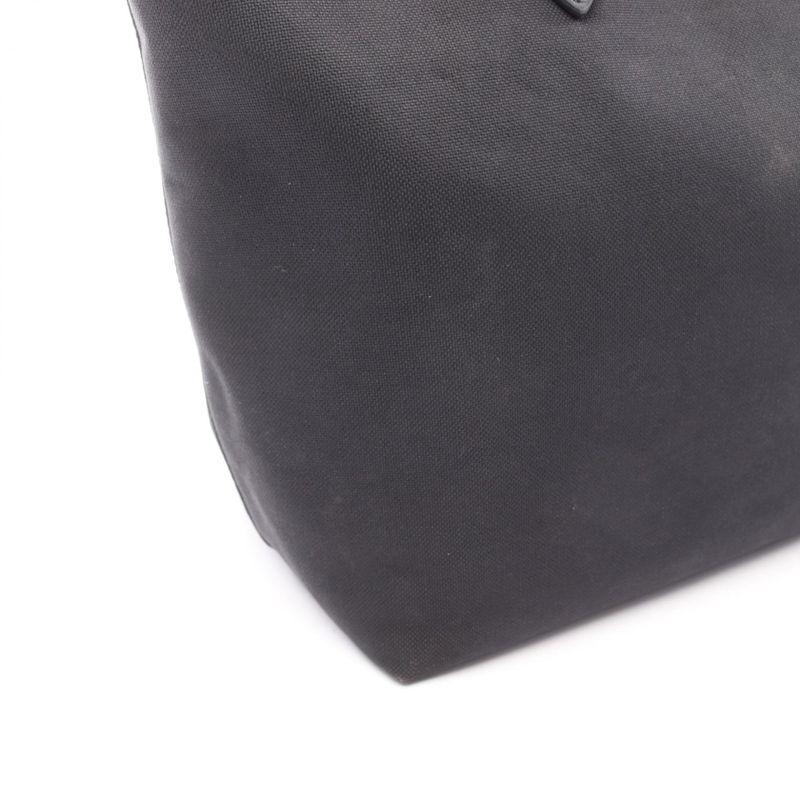 PRADA Tote Bag LOGO Jacquard 1bg158 Black Canvas Leather Logo Jacquard Tote Bag