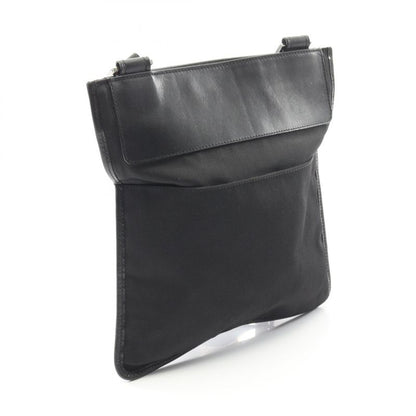 GUCCI Shoulder Bag 27639 Black Canvas Leather Shoulder Bag Women's Used B