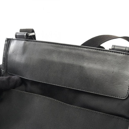 GUCCI Shoulder Bag 27639 Black Canvas Leather Shoulder Bag Women's Used B