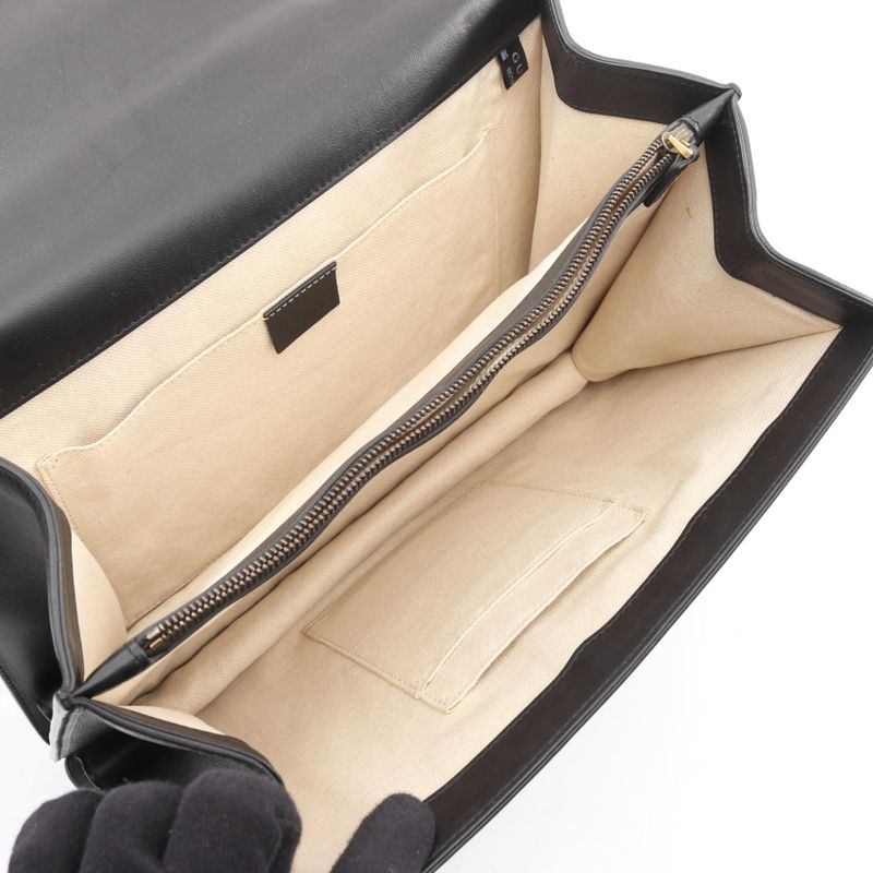 GUCCI Handbag Bamboo Dionysus 421999 Black Leather Bamboo Dionysus Handbag