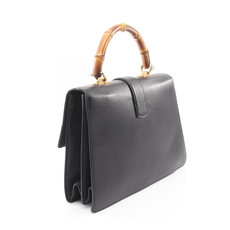 GUCCI Handbag Bamboo Dionysus 421999 Black Leather Bamboo Dionysus Handbag