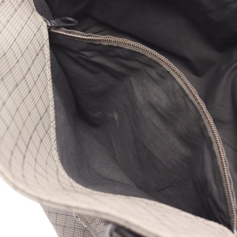 BOTTEGA VENETA Tote Bag Marco Polo Greige PVC Coating Canvas Leather Marco Polo