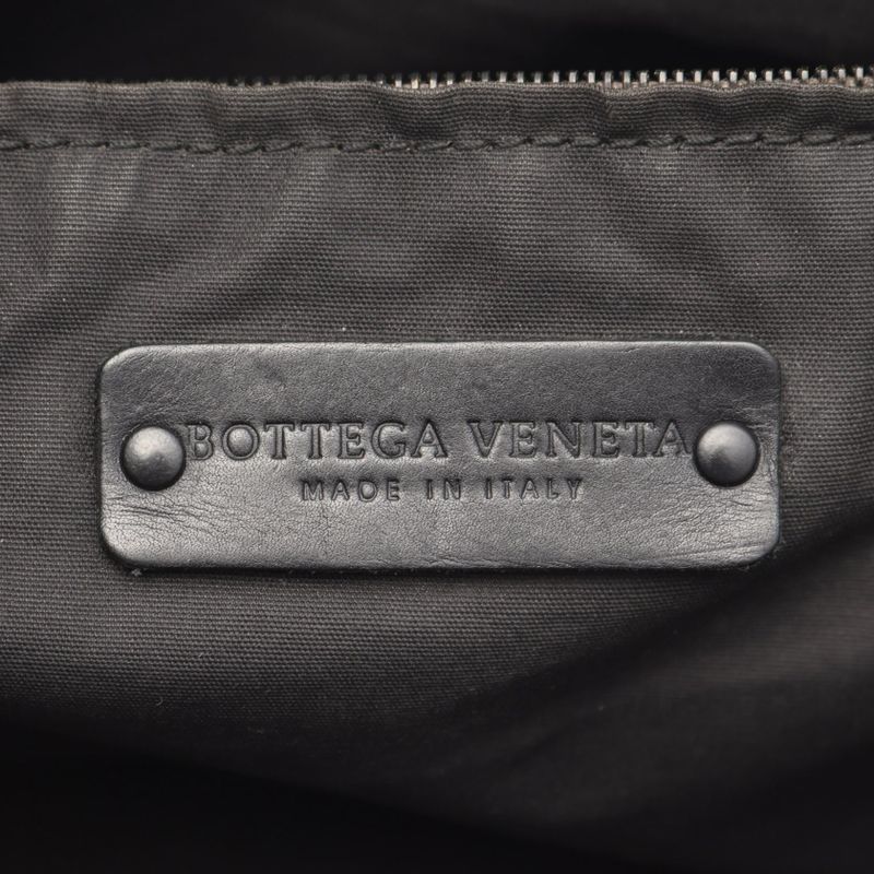 BOTTEGA VENETA Tote Bag Marco Polo Greige PVC Coating Canvas Leather Marco Polo