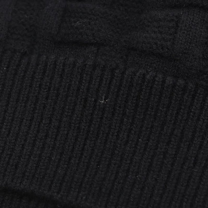 HERMES Knit Loungewear Voyage 2h2630da Black Wool Knit Ladies Used A