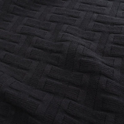 HERMES Knit Loungewear Voyage 2h2630da Black Wool Knit Ladies Used A