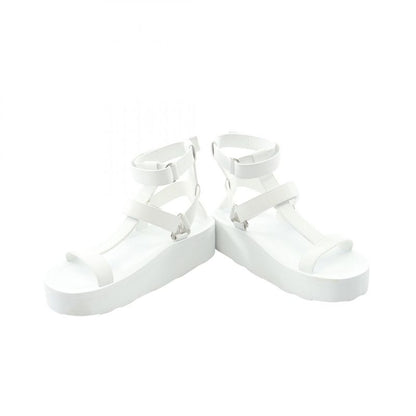 HERMES Sandals Enid Leather Sandals Women's Used A