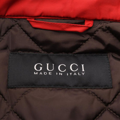 GUCCI Riders Jacket 347508 Red Nylon Jacket Men's Used B