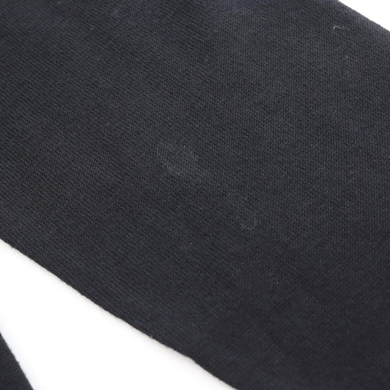 HERMES Knit H Logo Silk Cotton Tops Ladies Used B