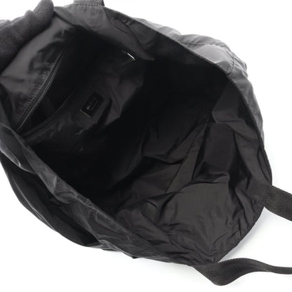 PRADA Tote Bag Black Nylon Triangle Logo Tote Bag Women's Used B