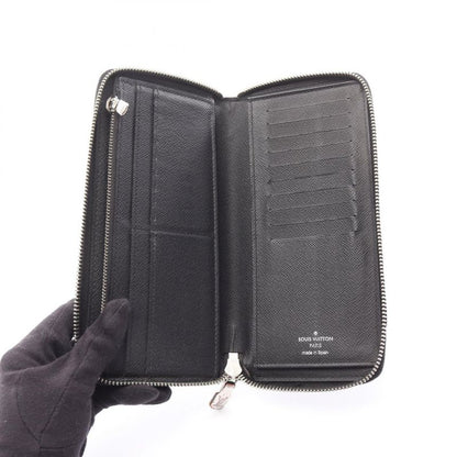Louis Vuitton Round Long Wallet Zippi-wallet Vertical M30503 Ardoise Leather