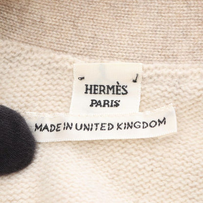 HERMES Vest Serie Button 3h2706d1 Cashmere Knit Vest Ladies Used B