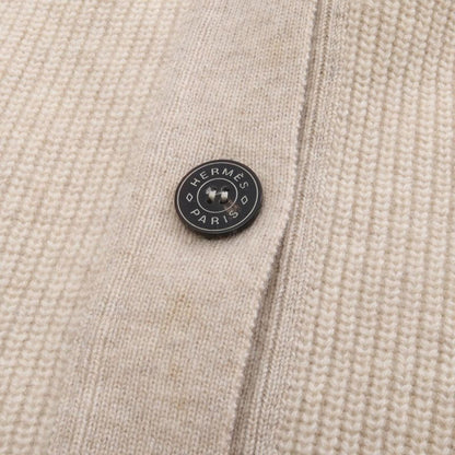 HERMES Vest Serie Button 3h2706d1 Cashmere Knit Vest Ladies Used B