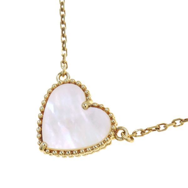 Van Cleef & Appel Lucky Alhambra Necklace Heart Shell