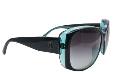 Chanel Sunglasses Eyewear CC Logo Clear Green — view 2