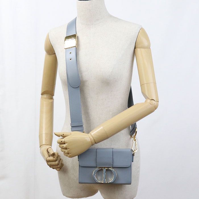 DIOR Box Bag 30 Montagne Crossbody Shoulder Bag Cuff Ladies