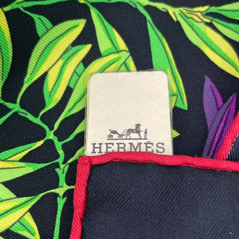 HERMES Carre 90 Silk Scarf LA Promenade DE Platon Plato's Journey Purple With