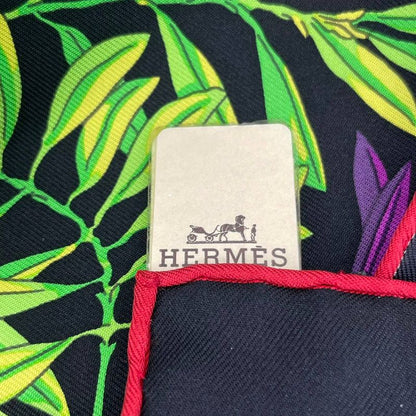 HERMES Carre 90 Silk Scarf LA Promenade DE Platon Plato's Journey Purple With