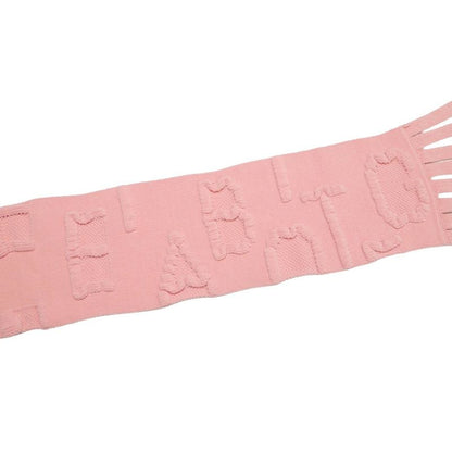 Bottega Veneta Scarf Fringe Embossed Logo Chenille Knit