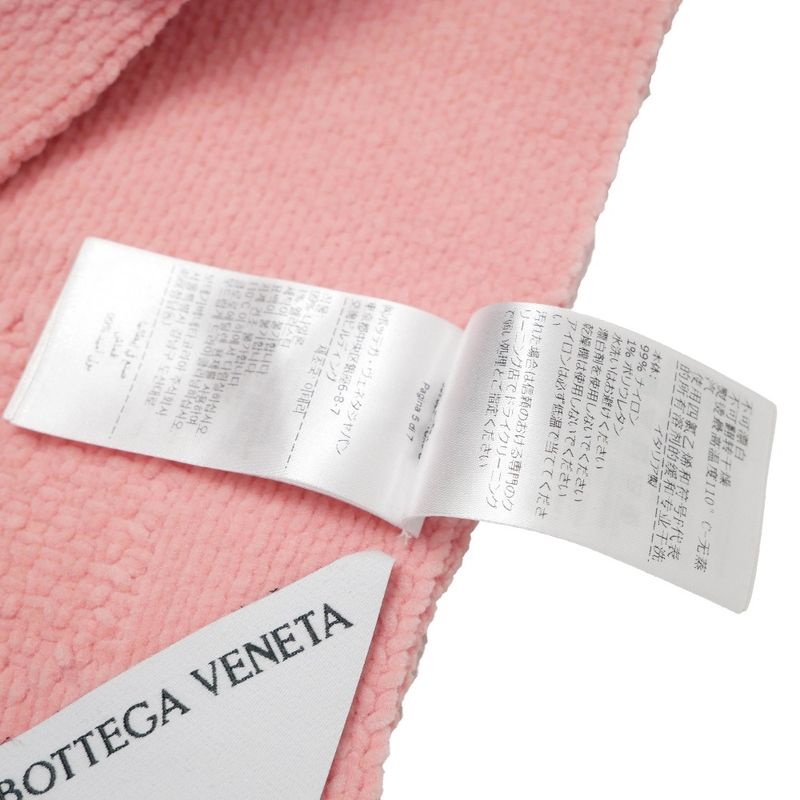 Bottega Veneta Scarf Fringe Embossed Logo Chenille Knit