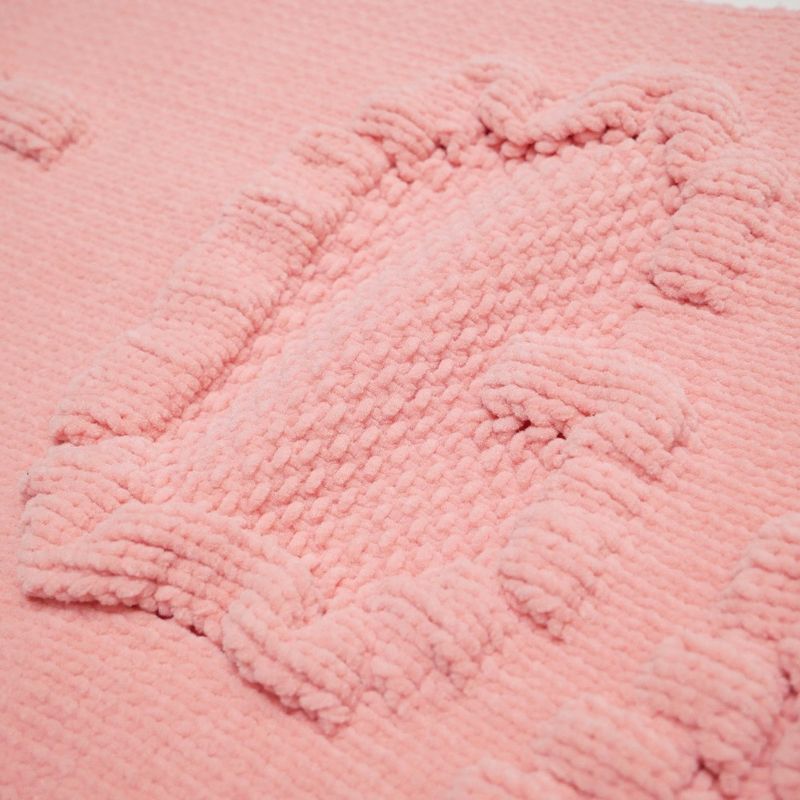 Bottega Veneta Scarf Fringe Embossed Logo Chenille Knit