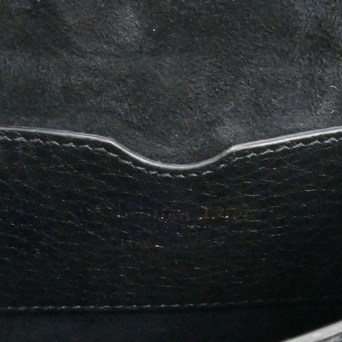 DIOR Bobi Small Shoulder Bag Black M9317ubbn IC Chip Ladies Used