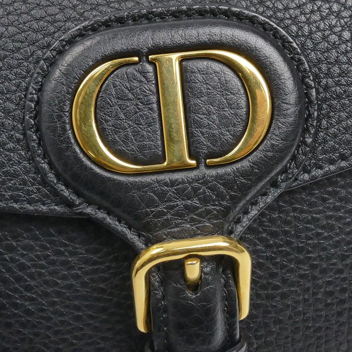 DIOR Bobi Small Shoulder Bag Black M9317ubbn IC Chip Ladies Used