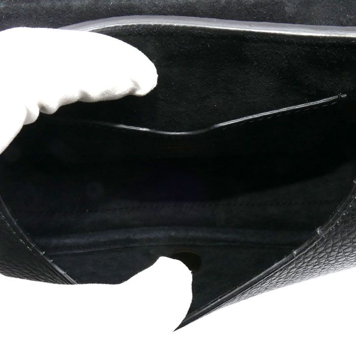 DIOR Bobi Small Shoulder Bag Black M9317ubbn IC Chip Ladies Used