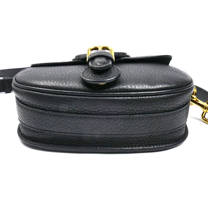DIOR Bobi Small Shoulder Bag Black M9317ubbn IC Chip Ladies Used