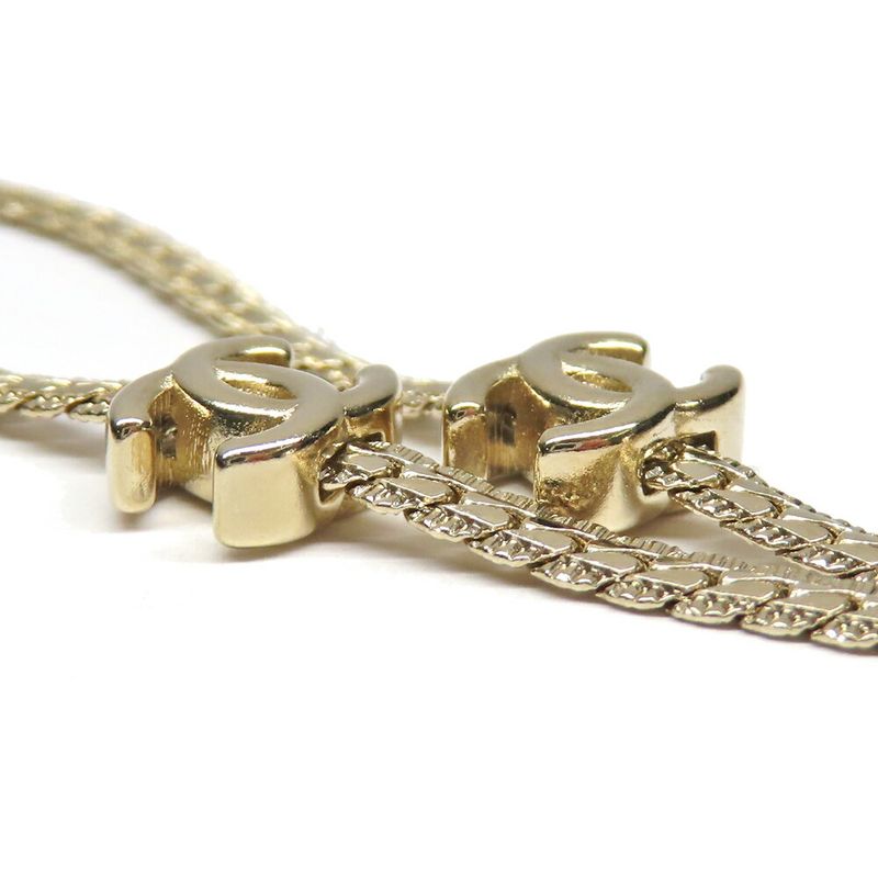 CHANEL Coco Mark Long Necklace Gold Abe260 Accessories - Ladies