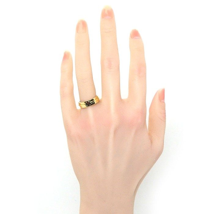 Tiffany & Co Tiffany & Co Ring T-toe-wide 18K Yellow Gold No 11