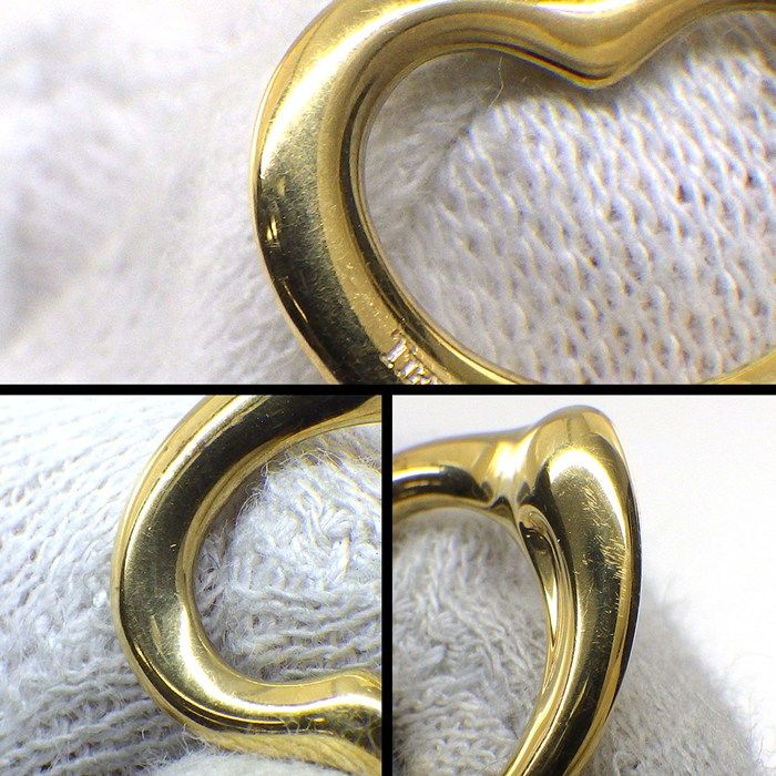 Tiffany & Co Tiffany & Co Necklace Open Heart 16.0mm (0.63in) Width Model 18K