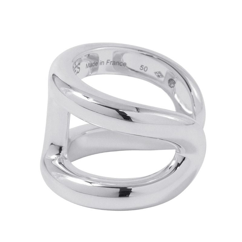 Hermes Ring Osmose GM Silver 50
