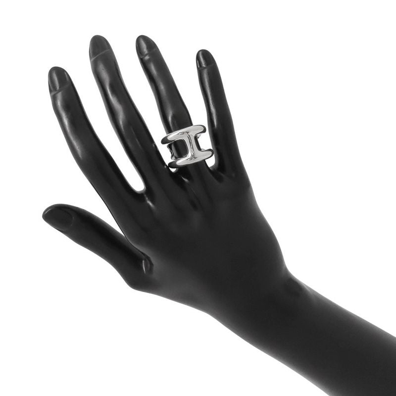 Hermes Ring Osmose GM Silver 50