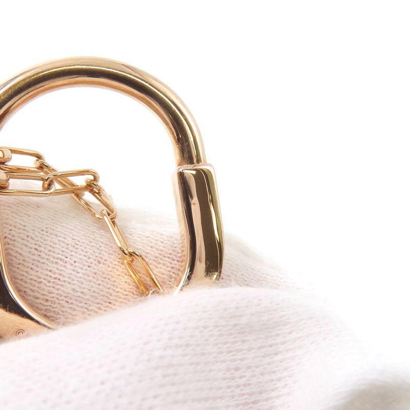 Tiffany & Co. Necklace Lock Pendant Pink Saffiano
