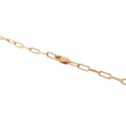 Tiffany & Co. Necklace Lock Pendant Pink Saffiano