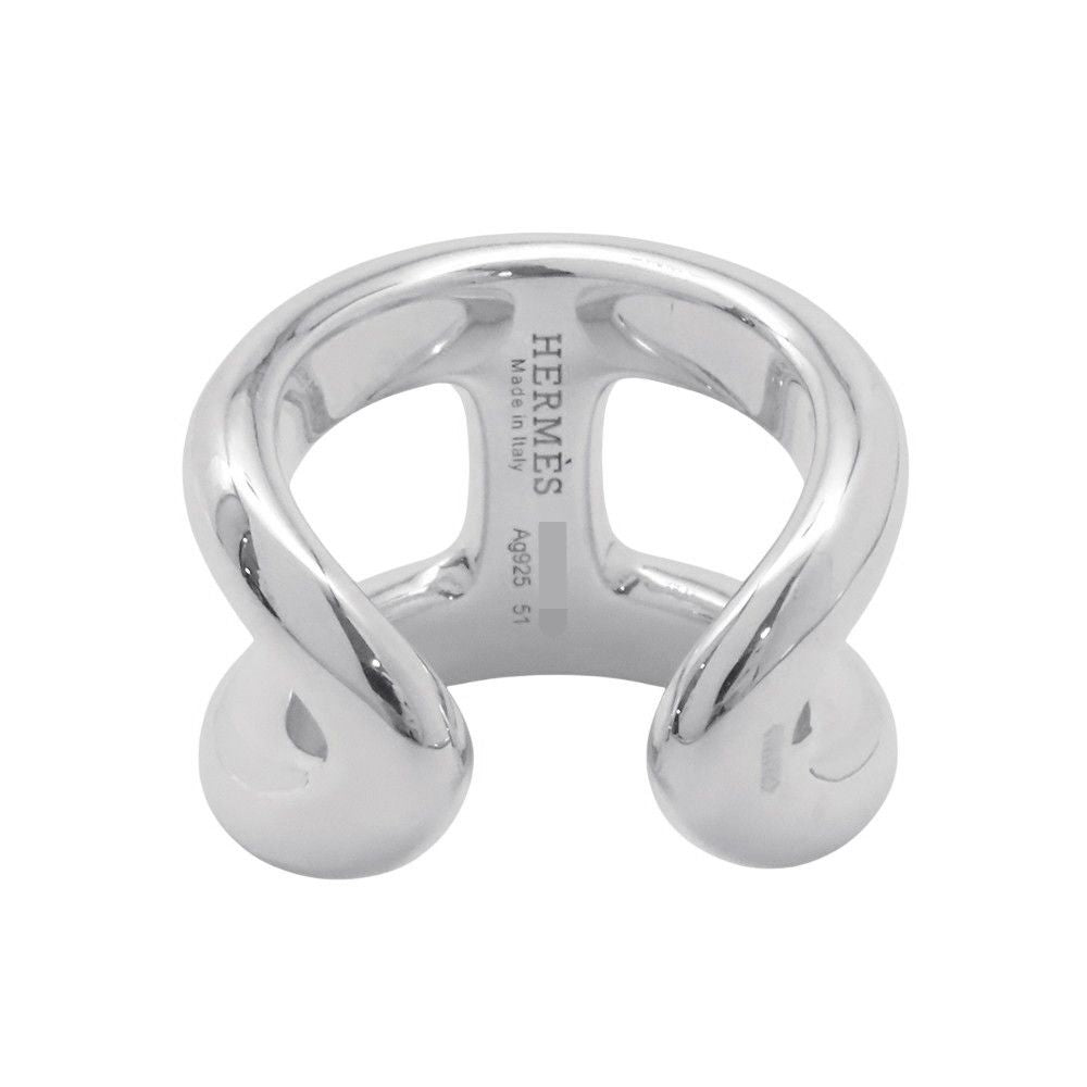 Hermes Ring Osmose GM Silver 51