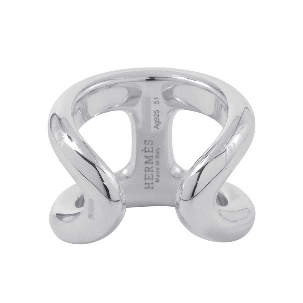 Hermes Ring Osmose GM Silver 51