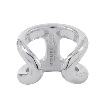Hermes Ring Osmose GM Silver 51