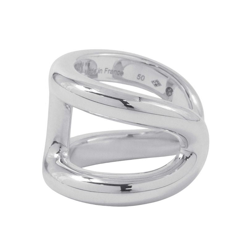 Hermes Ring Osmose GM Silver 50