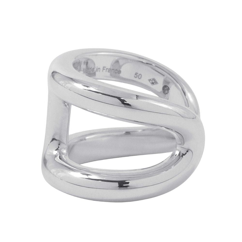 Hermes Ring Osmose GM Silver 50