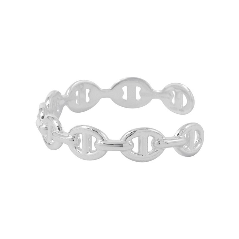 Hermes Bracelet Chaine D'ancre Bangle Silver