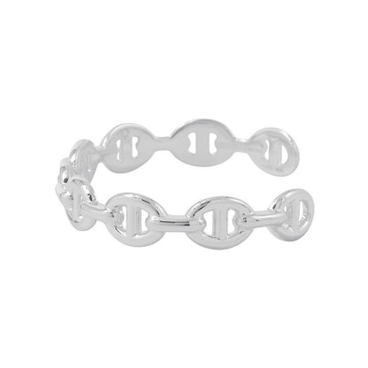 Hermes Bracelet Chaine D'ancre Bangle Silver