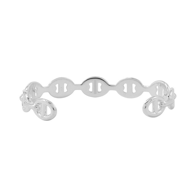 Hermes Bracelet Chaine D'ancre Bangle Silver