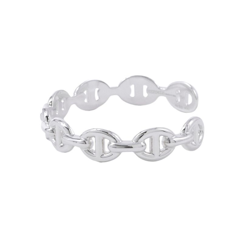 Hermes Bracelet Chaine D'ancre Bangle Silver SH