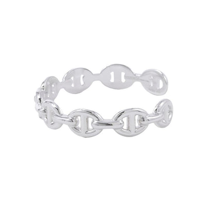 Hermes Bracelet Chaine D'ancre Bangle Silver SH