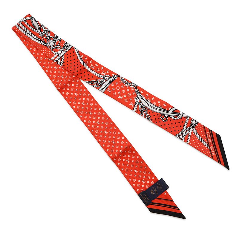 Louis Vuitton Scarf Bandeau BB Sarah Bandana Silk Vermilion
